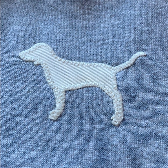 Gray Victoria Secret PINK Full Zip Size Small - Picture 3 of 4